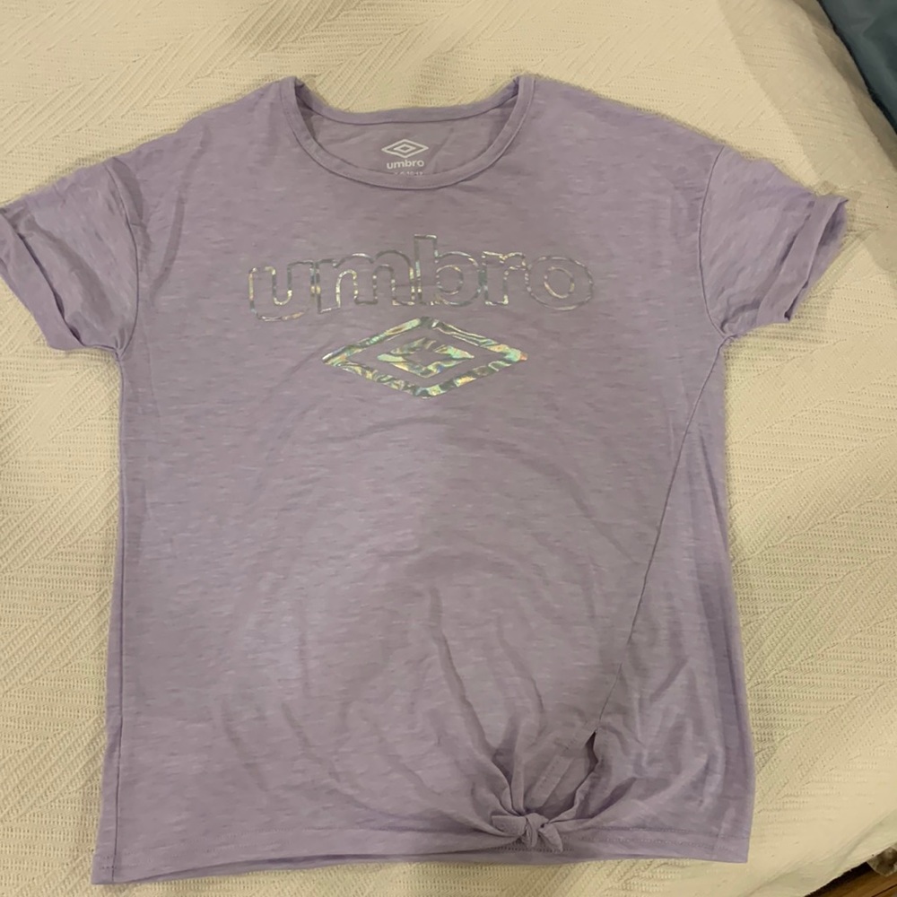 Umbro girls short sleeve shirt 10-12 NWOT never worn